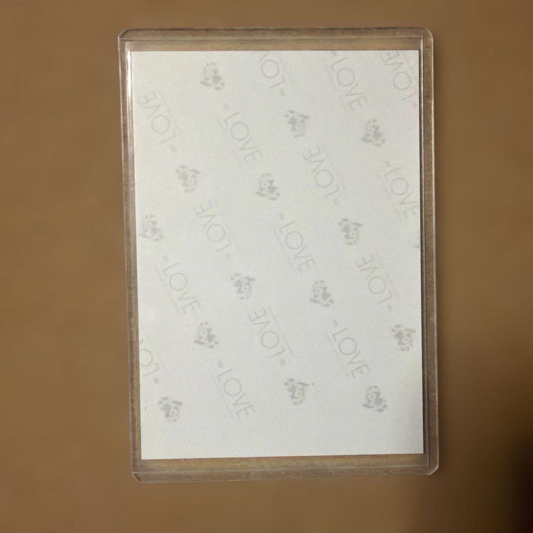 =LOVE イコラブ ラブソングに襲われる 生写真 直筆コメあり 大場花菜チュウ