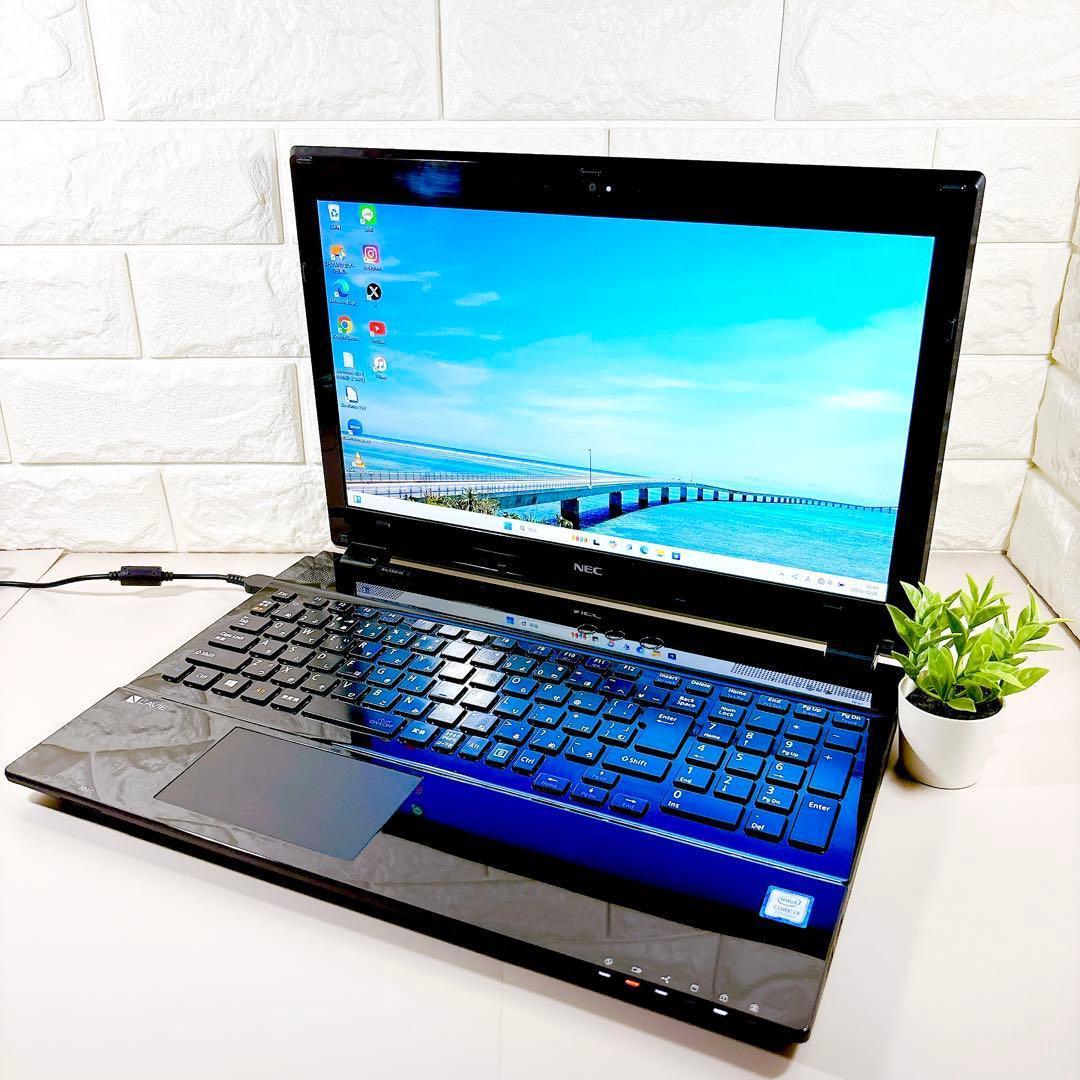 快適SSD✨フルHD メモリ8GB カメラ すぐ使える ノートパソコン NEC