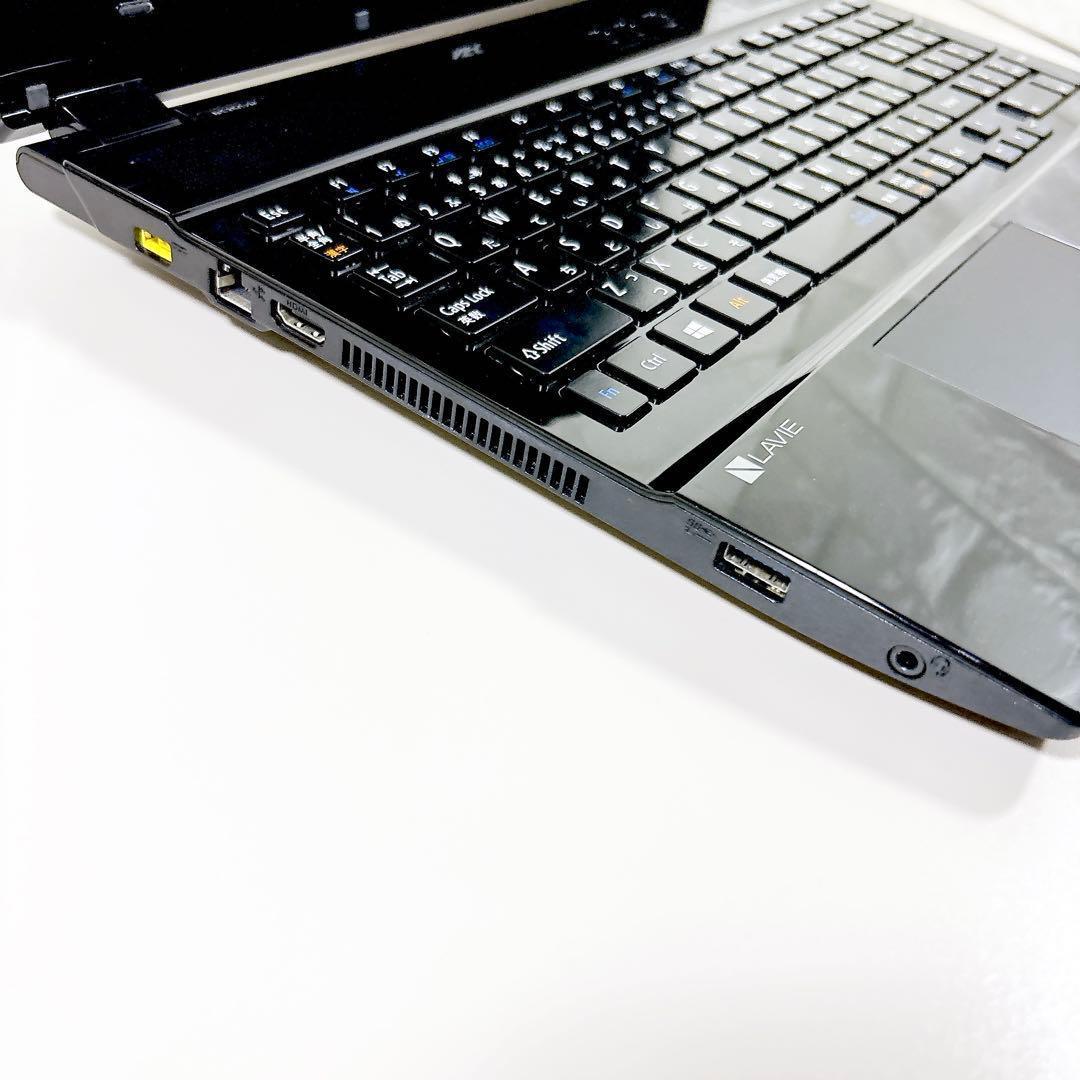 快適SSD✨フルHD メモリ8GB カメラ すぐ使える ノートパソコン NEC