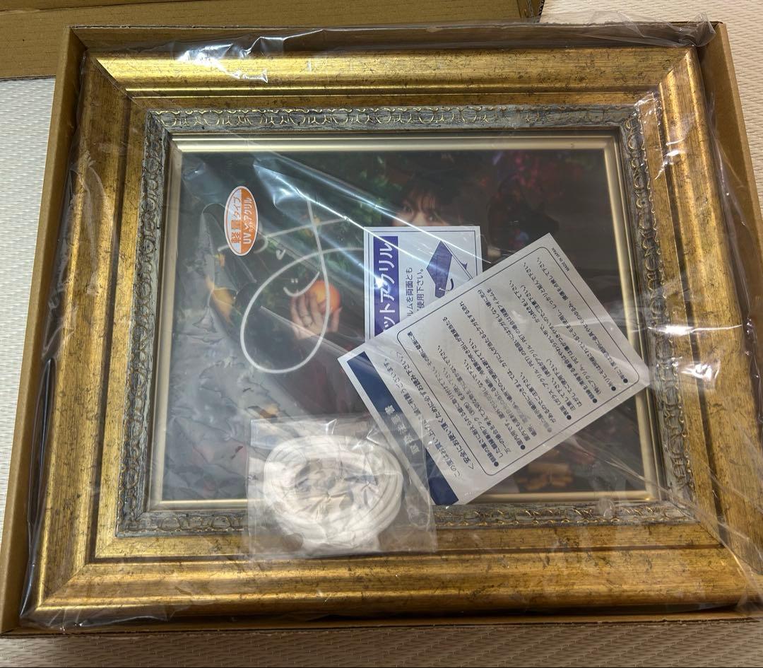 ス*り様 奥田いろは　乃木フェス　直筆サイン入りメモリアルキャンパス フレーム付