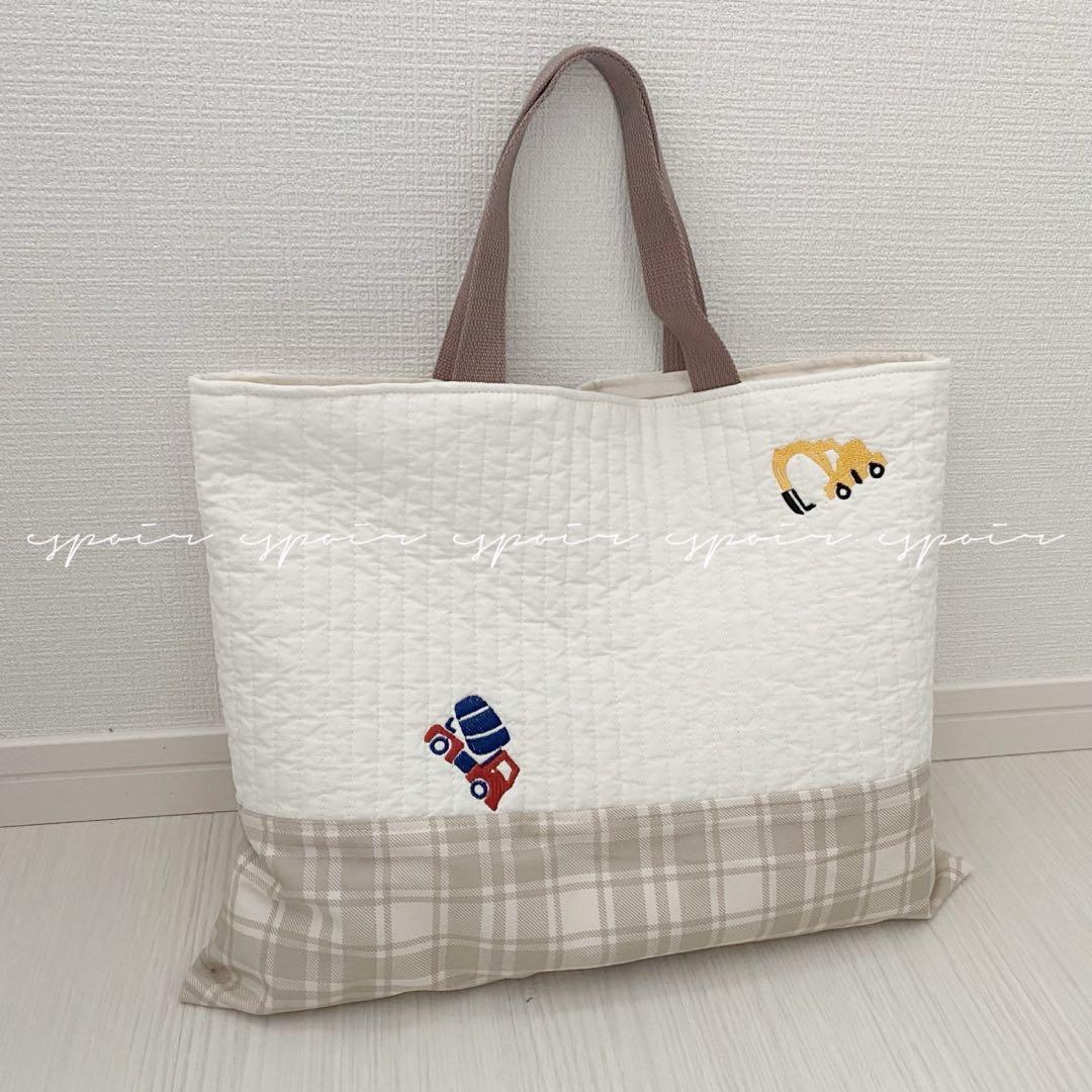 【送料無料】入園入学3点セット/刺繍はたらくくるま