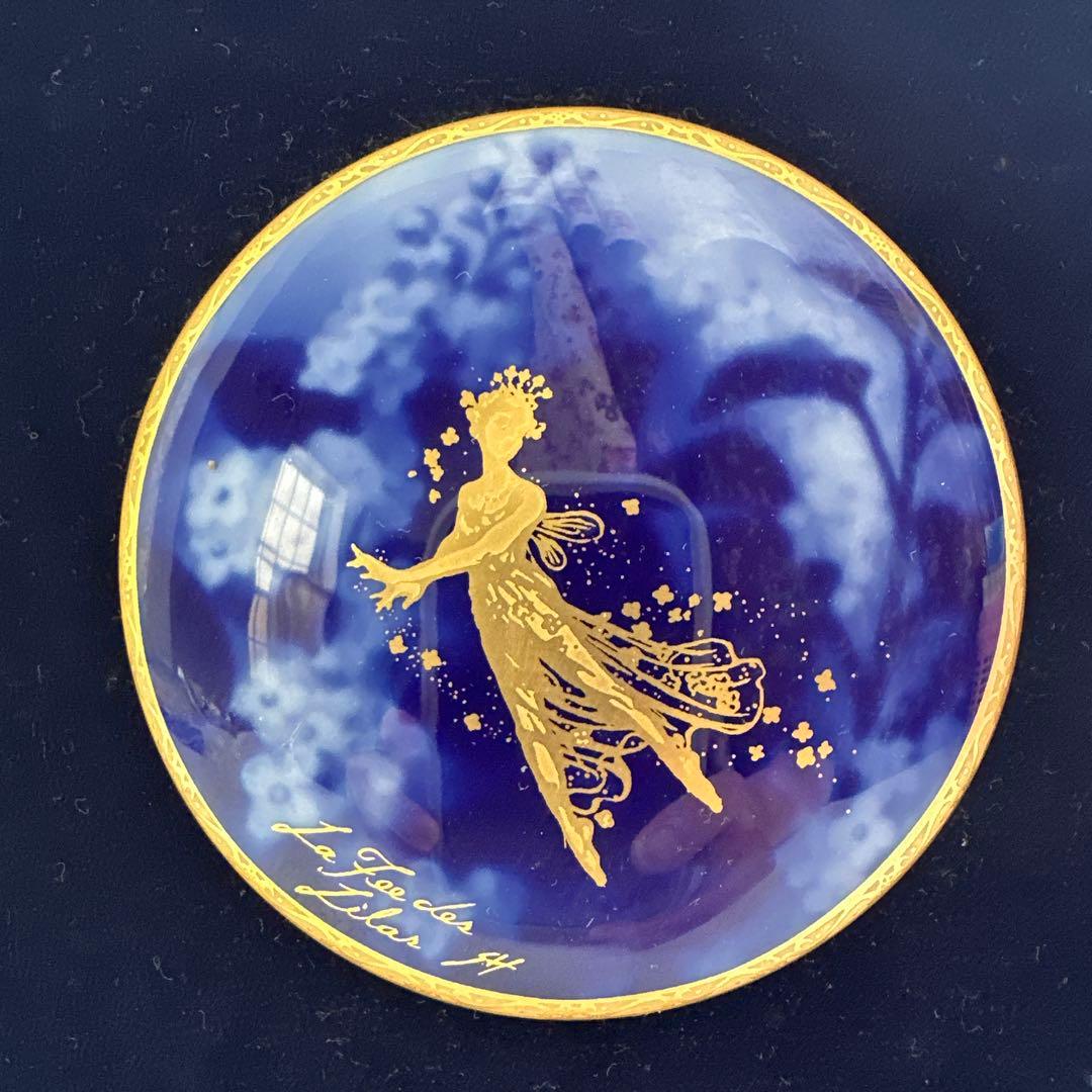 大倉陶園 アートフレーム 陶額 リラの精 陶器 壁掛け 壁飾り