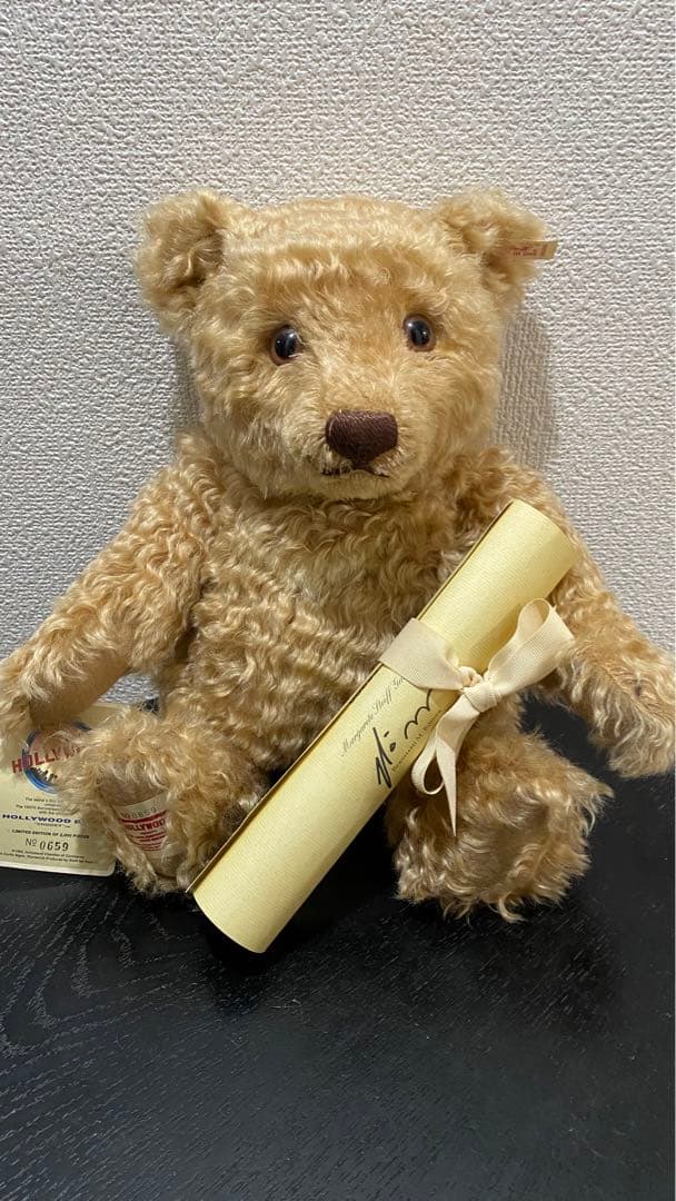 【激レア、激カワ、テディベア】シュタイフ、ハリウッドベア
