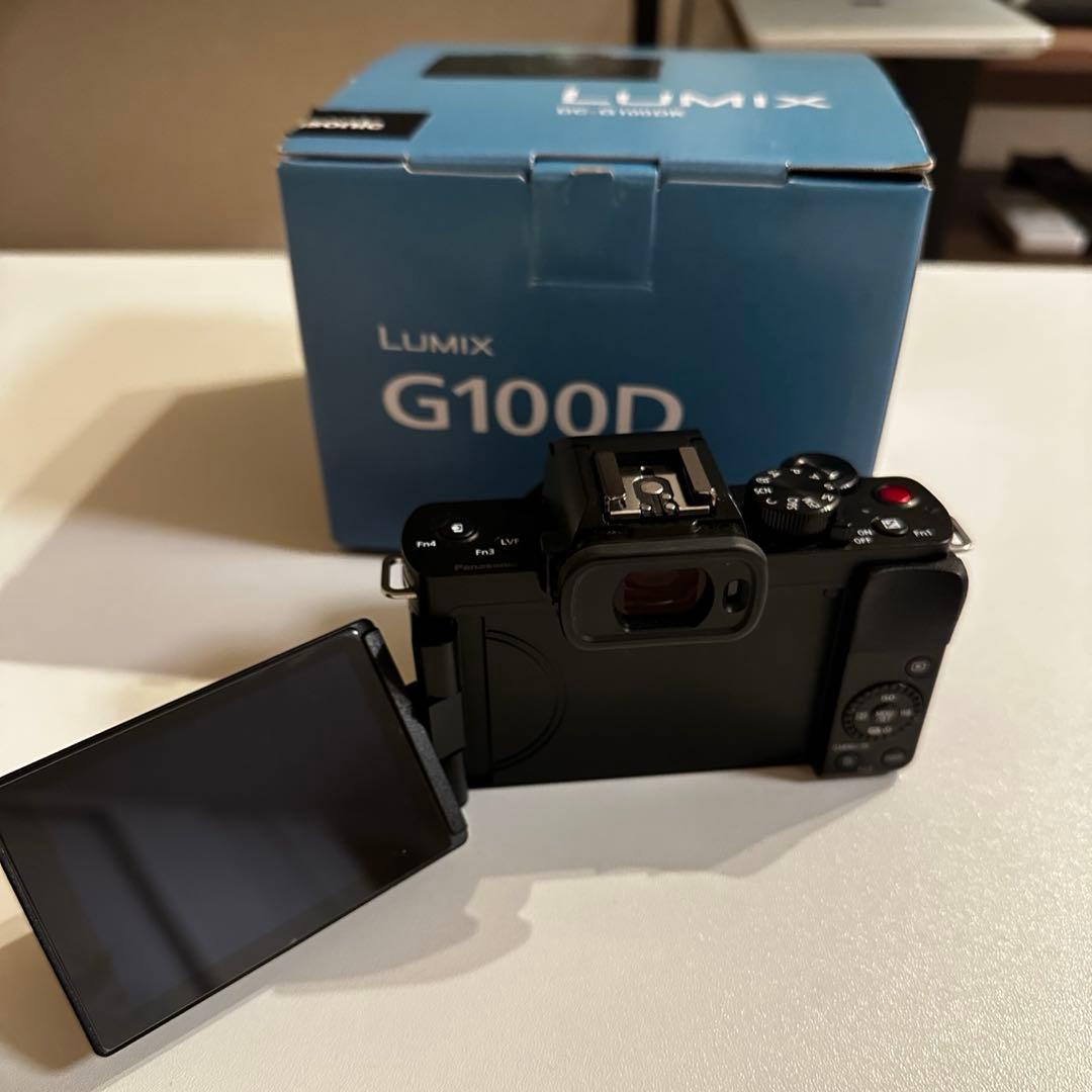 LUMIX DC-G100D ミラーレス一眼カメラ 箱＆予備バッテリー付【美品】