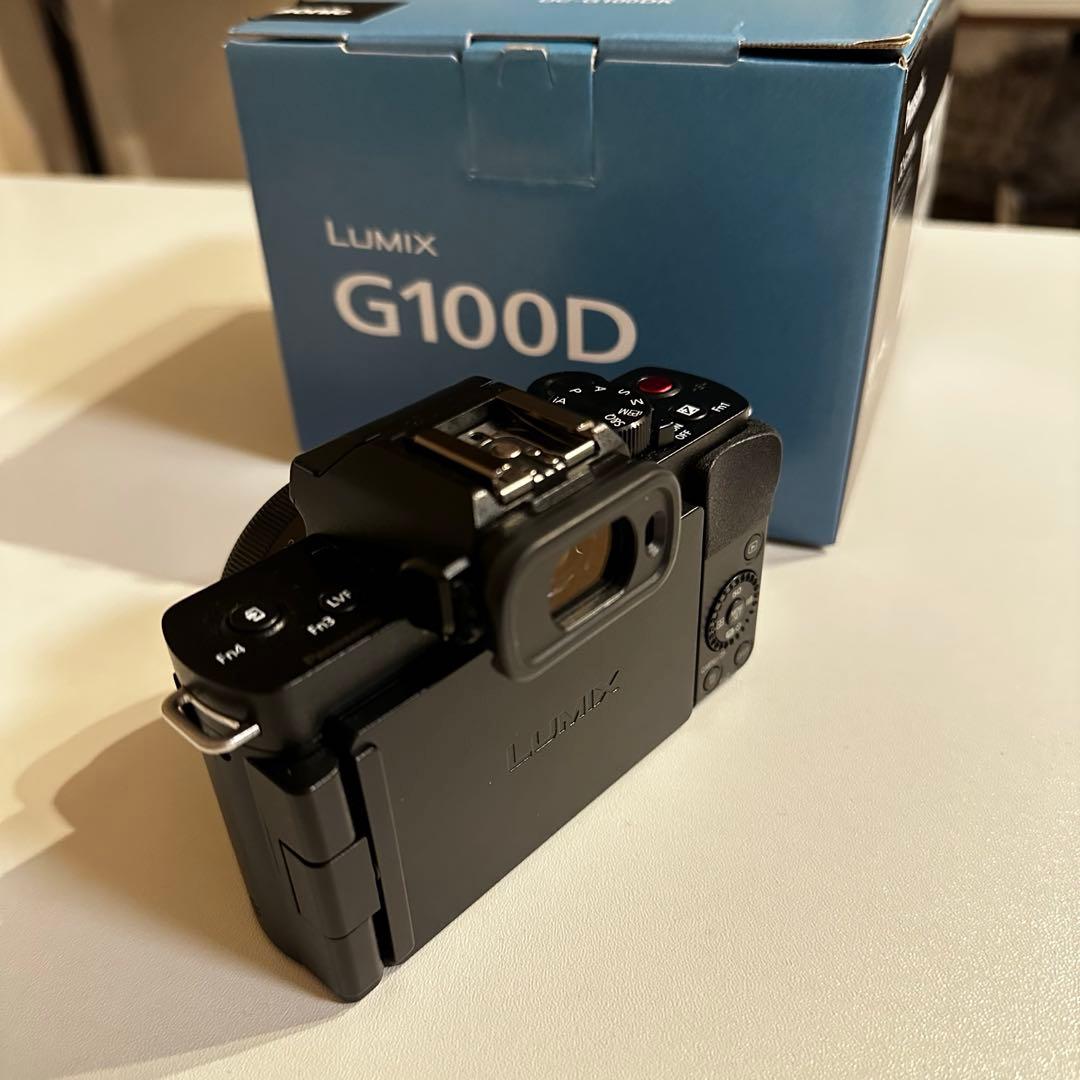 LUMIX DC-G100D ミラーレス一眼カメラ 箱＆予備バッテリー付【美品】