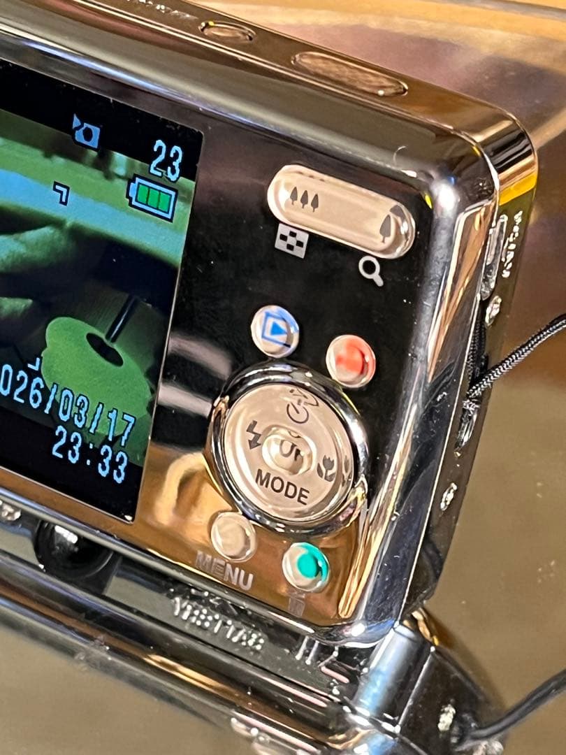 PENTAX Optio S1 鏡面シルバー 美品 電池2個 充電器付