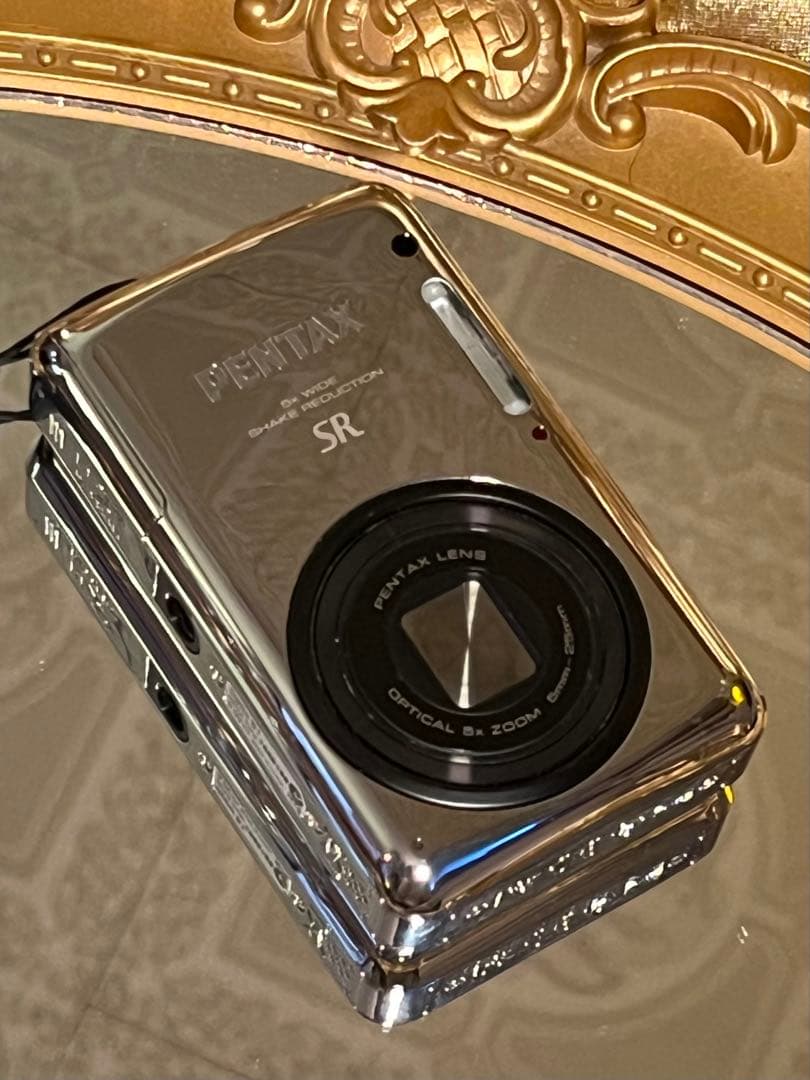 PENTAX Optio S1 鏡面シルバー 美品 電池2個 充電器付