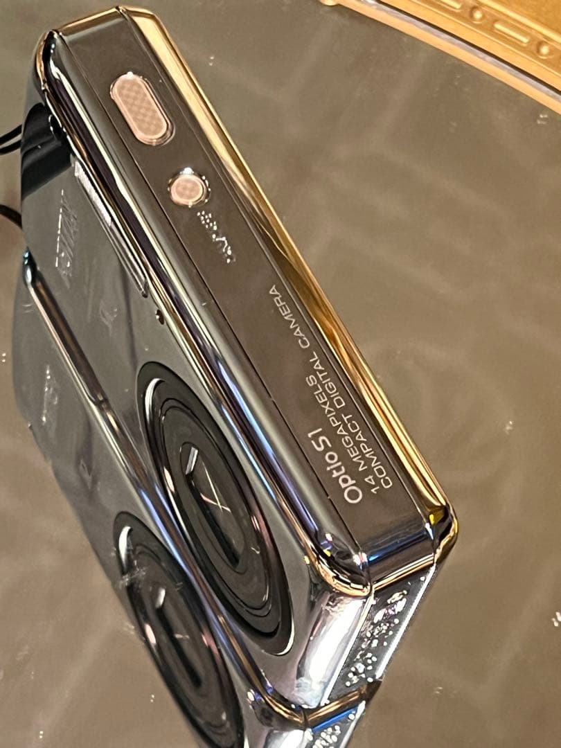 PENTAX Optio S1 鏡面シルバー 美品 電池2個 充電器付