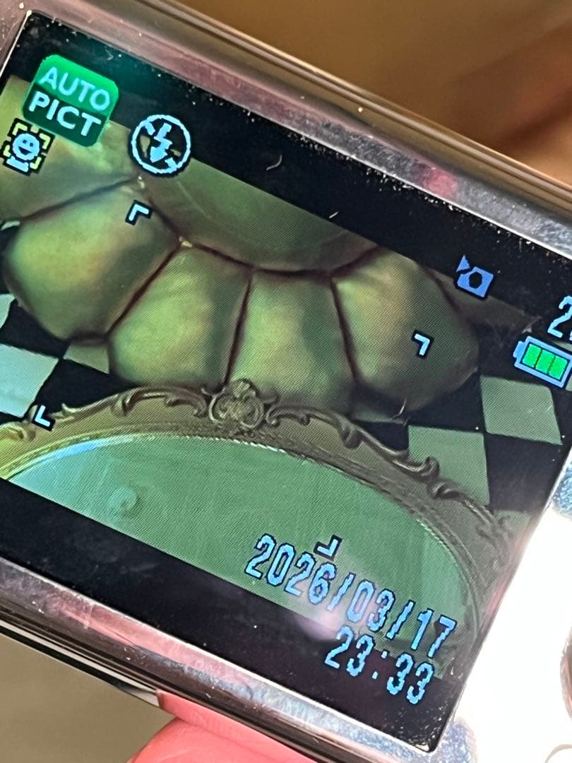 PENTAX Optio S1 鏡面シルバー 美品 電池2個 充電器付