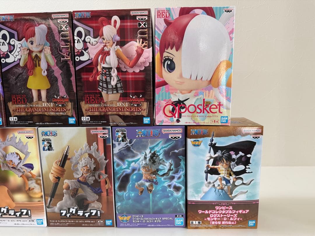 ワンピースフィギュアまとめ売り 9体セット　フィグライフ　ウタ　など