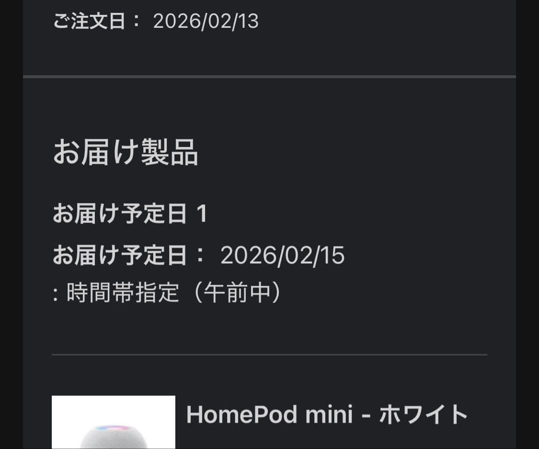 Apple Pod mini ホワイト　新品未使用