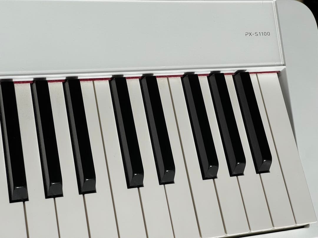 CASIO Privia 電子ピアノ ホワイトPX-S1100 22年製 美品