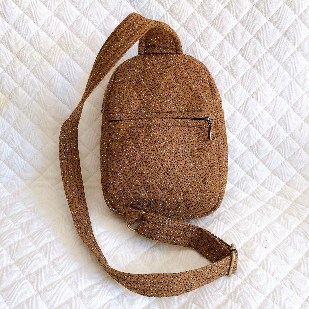 ハンドメイド 幾何学模様 ボディバッグ