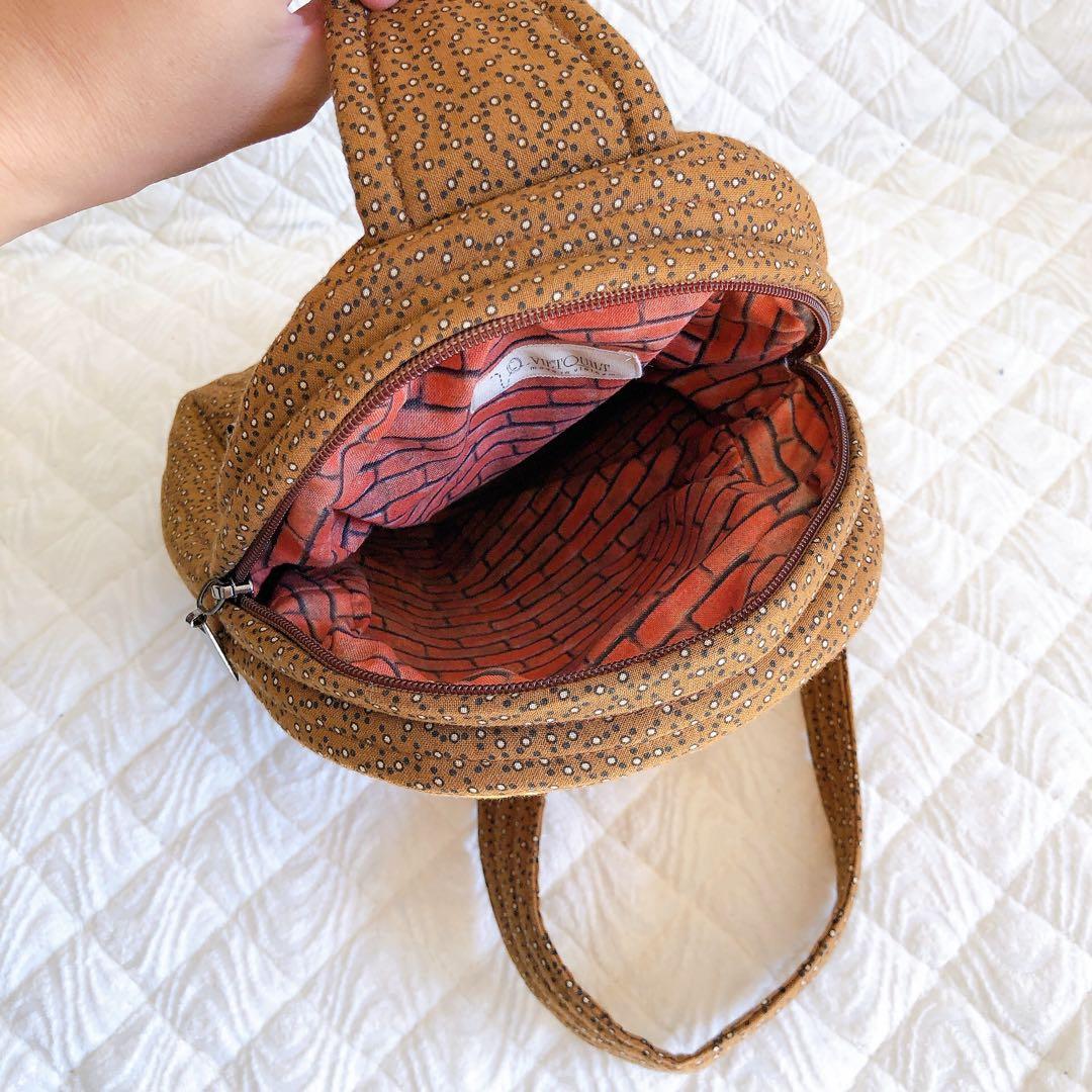 ハンドメイド 幾何学模様 ボディバッグ