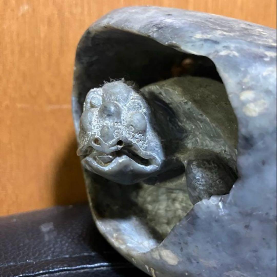 極縁起物　強力開運　強運　金運呼ぶ銭亀の石像　説明読み購入金額決めて下さい！呪物