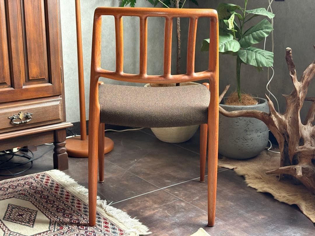 ④J.L. Møllers JLモラー　北欧ヴィンテージチェア　チーク材　NZ
