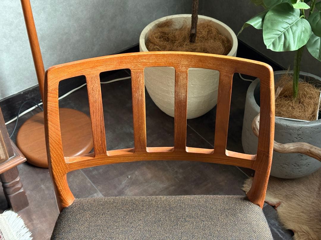 ④J.L. Møllers JLモラー　北欧ヴィンテージチェア　チーク材　NZ