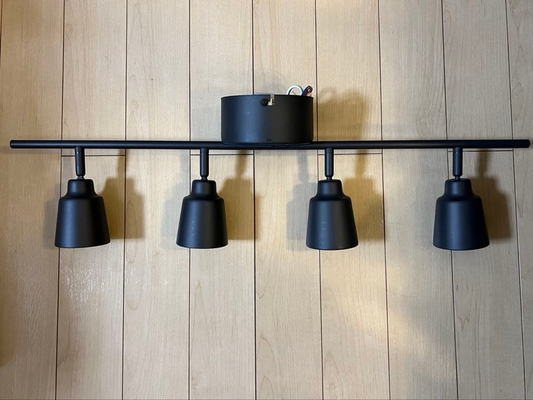 【IKEA】KNUTBO クヌートボー　スポットライト 4灯　グレー