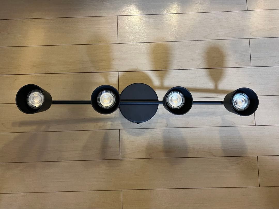 【IKEA】KNUTBO クヌートボー　スポットライト 4灯　グレー