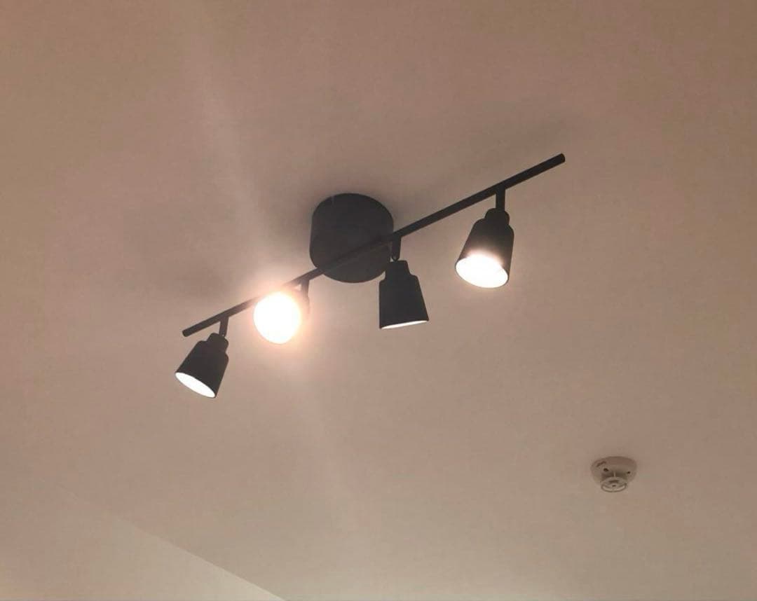 【IKEA】KNUTBO クヌートボー　スポットライト 4灯　グレー