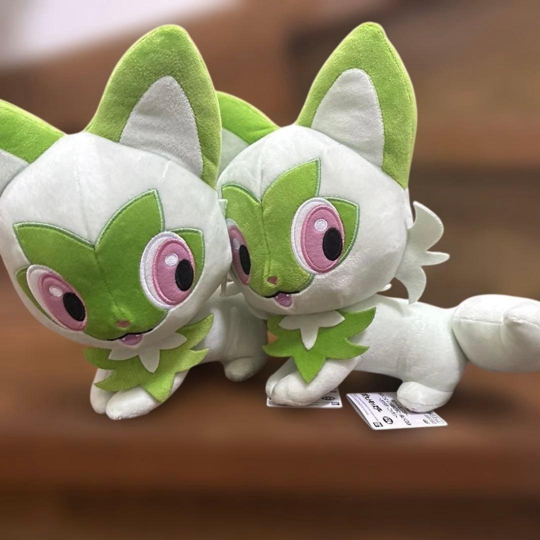 ポケットモンスター もふぐっと しっぽみてみて！ぬいぐるみ　オオタチ　ニャオハ