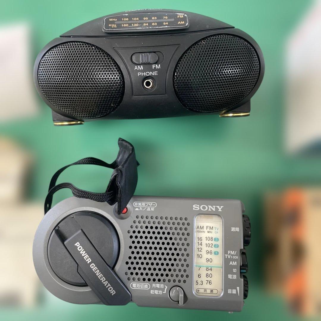 SONY ICF-B200 キャンプラジオ　動作確認済み