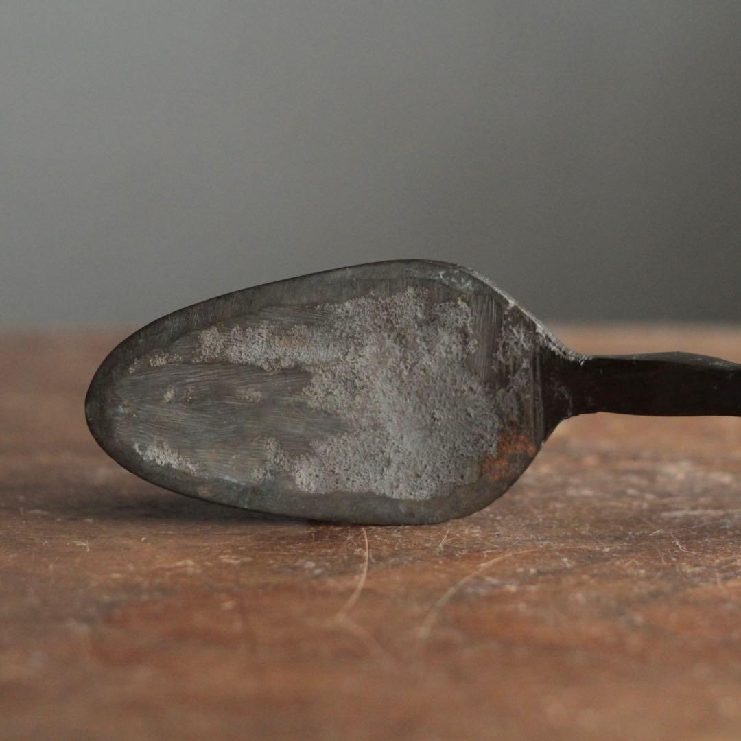 古い 道具 真鍮製 コテ 古道具 アンティーク オブジェ