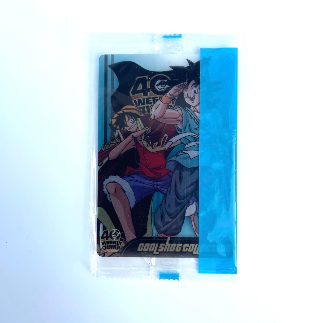 40th ジャンプ　ワンピース×ドラゴンボールコラボカード　【新品未開封】