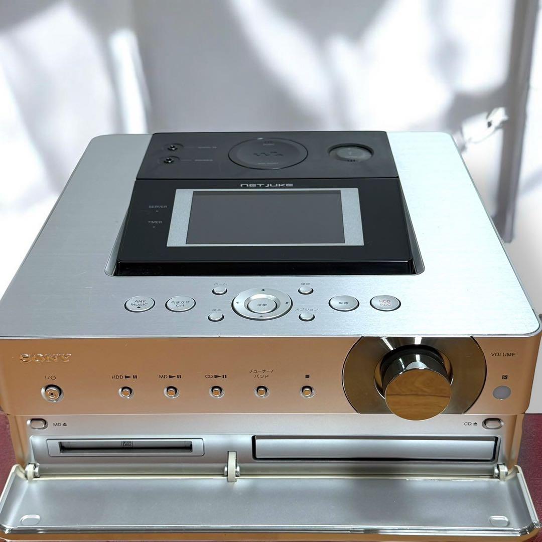 美品 ソニー NAS-M75HD HDDコンポ ネットジューク MDシステム内蔵