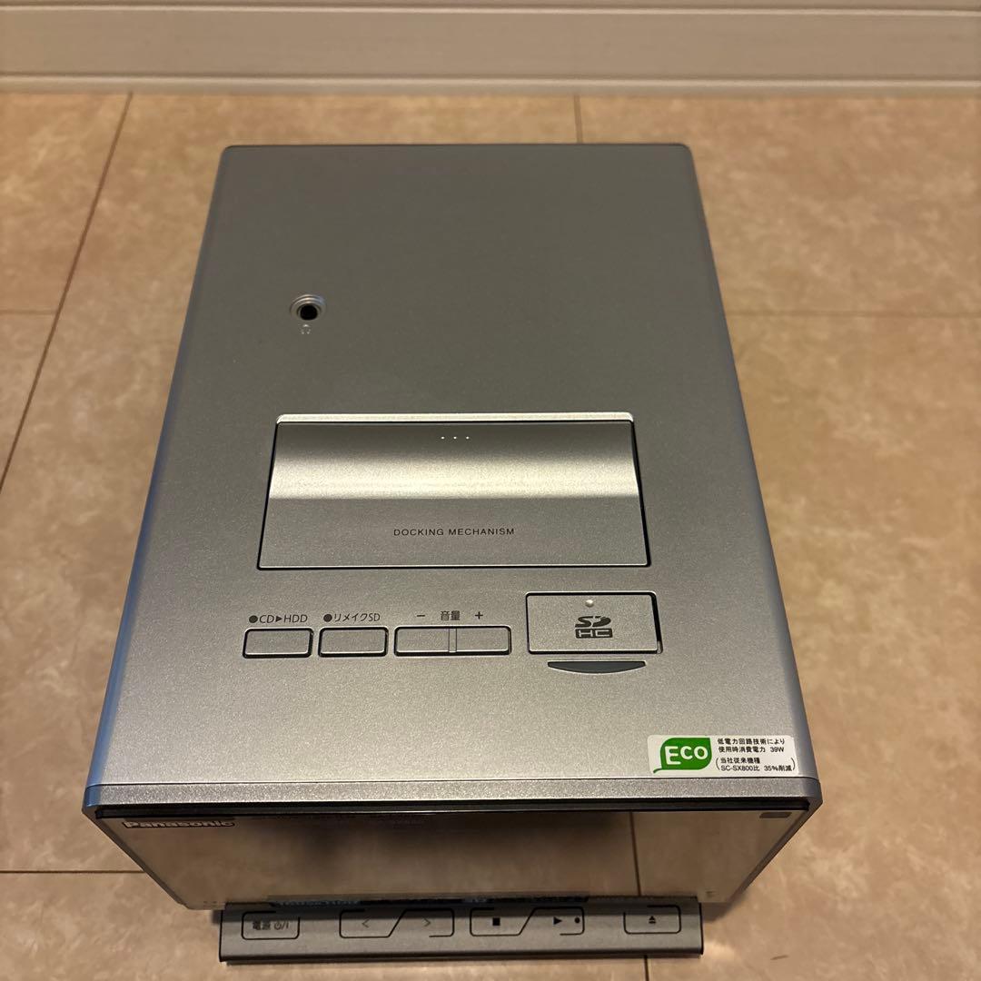 ラジオ・コンポ Panasonic D-dock SA-SX850 HDD&SD 160G