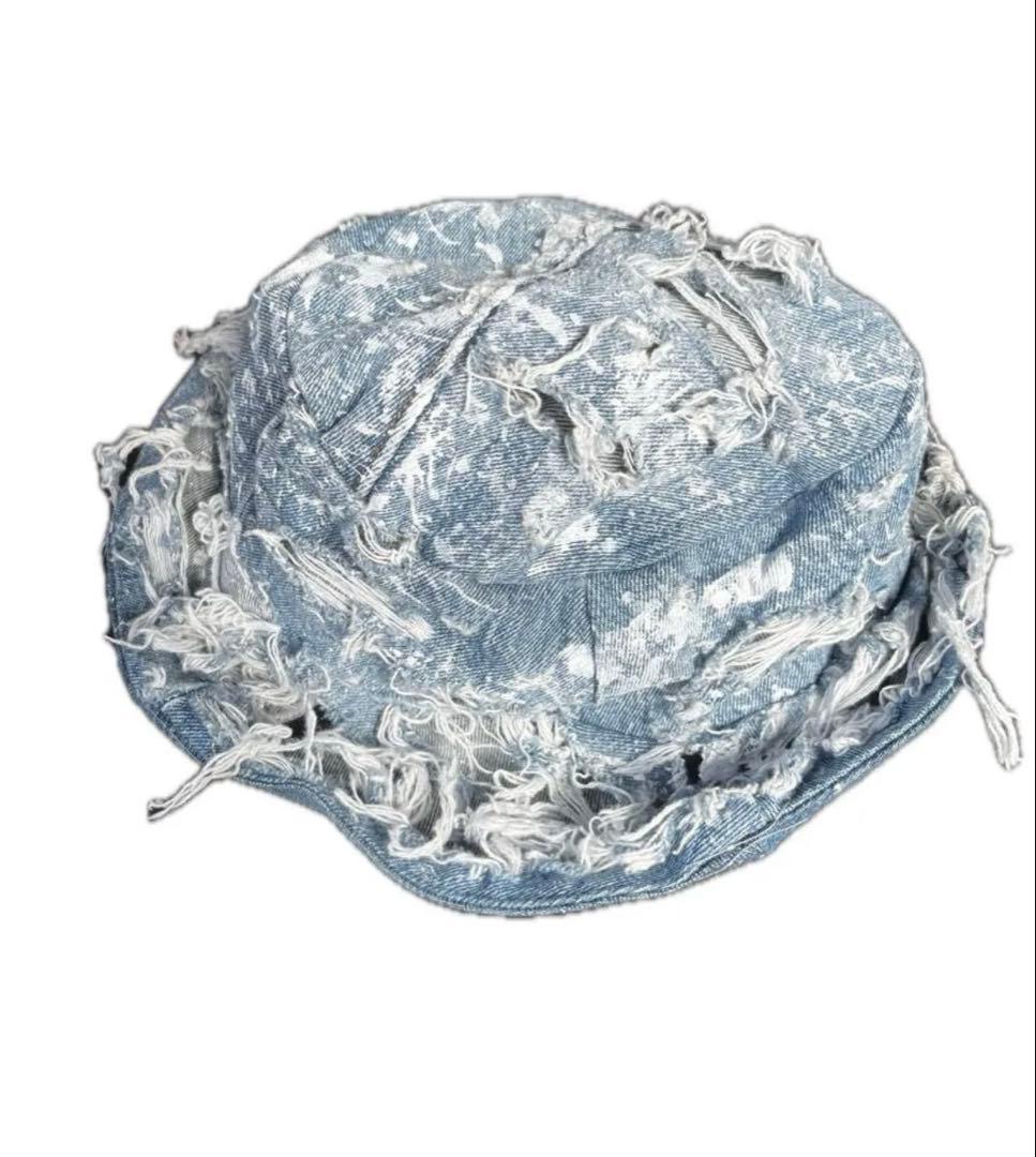 美品　innocence nyc ダメージ加工　帽子　ハット　INDEBH01