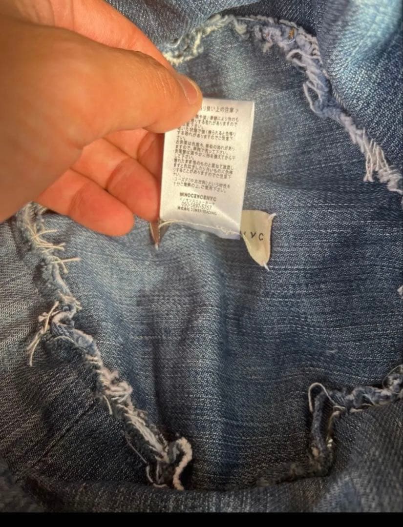 美品　innocence nyc ダメージ加工　帽子　ハット　INDEBH01