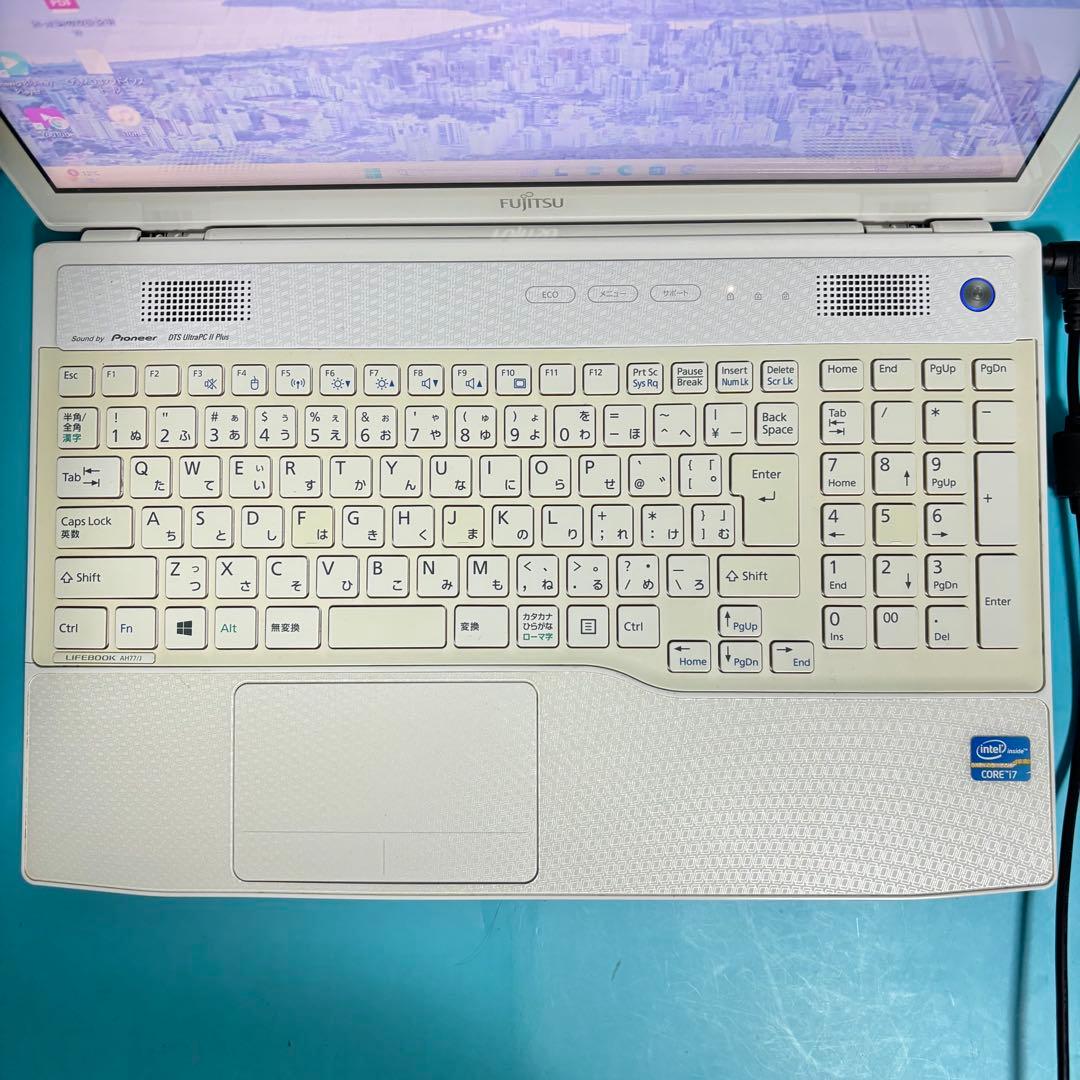 【高性能Core i7】【Office付‼】富士通★メモリ8GB★爆速SSD★