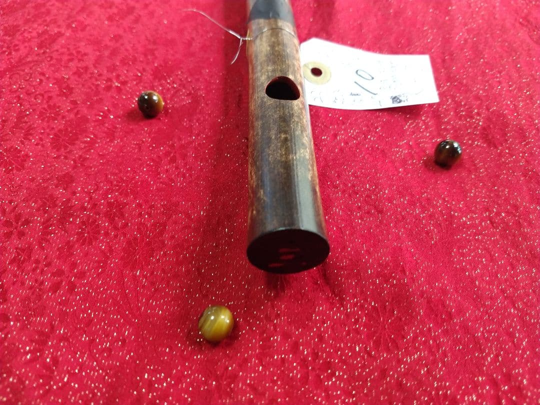 10 極め鳴り　龍首笛　古典調七穴三本調子　金属入り　根岸篠笛工房　参差の笛