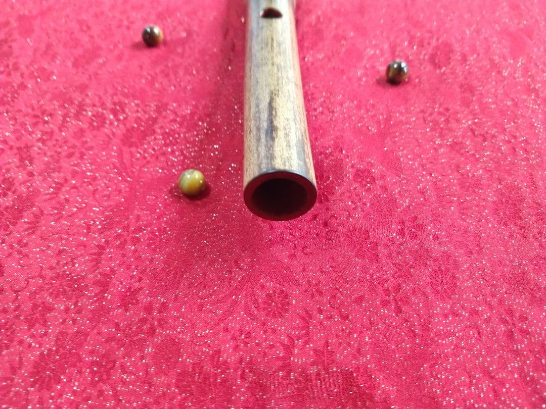 10 極め鳴り　龍首笛　古典調七穴三本調子　金属入り　根岸篠笛工房　参差の笛