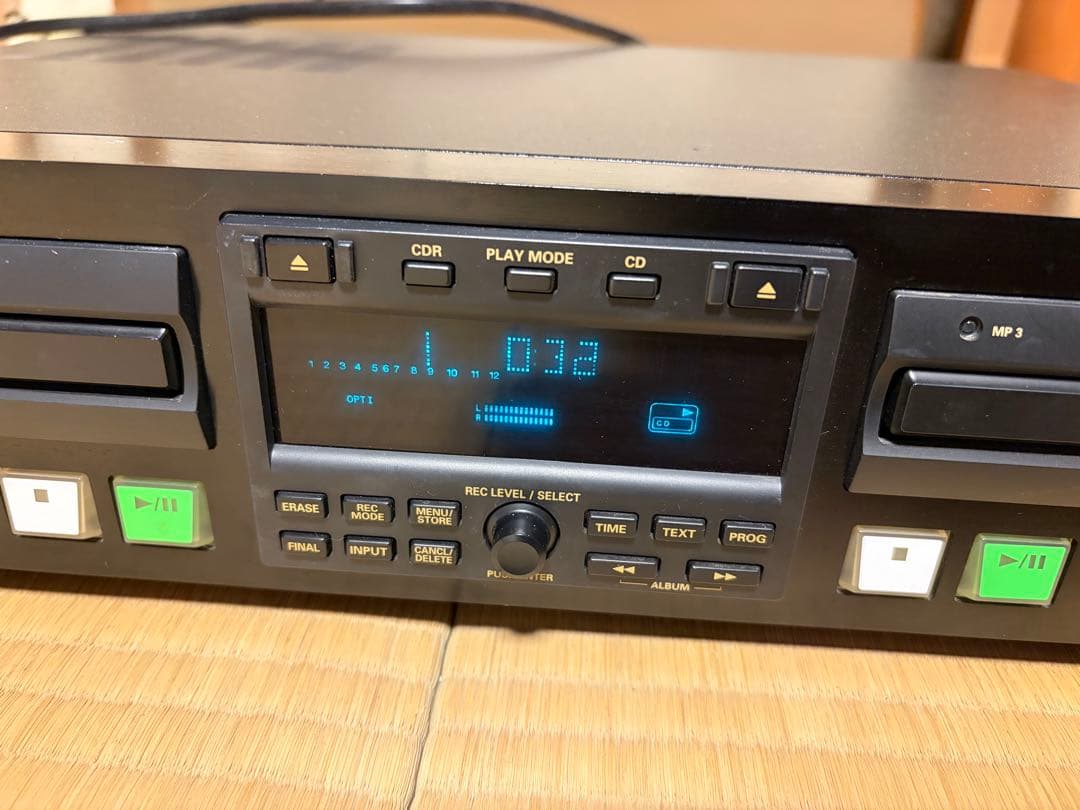 Marantz CDR510 右デッキ再生OK 左トレイ不良　内部清掃済