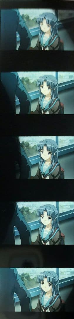 涼宮ハルヒの消失 入場特典 コマフィルム フィルム 朝倉涼子 コマ変化あり 朝倉