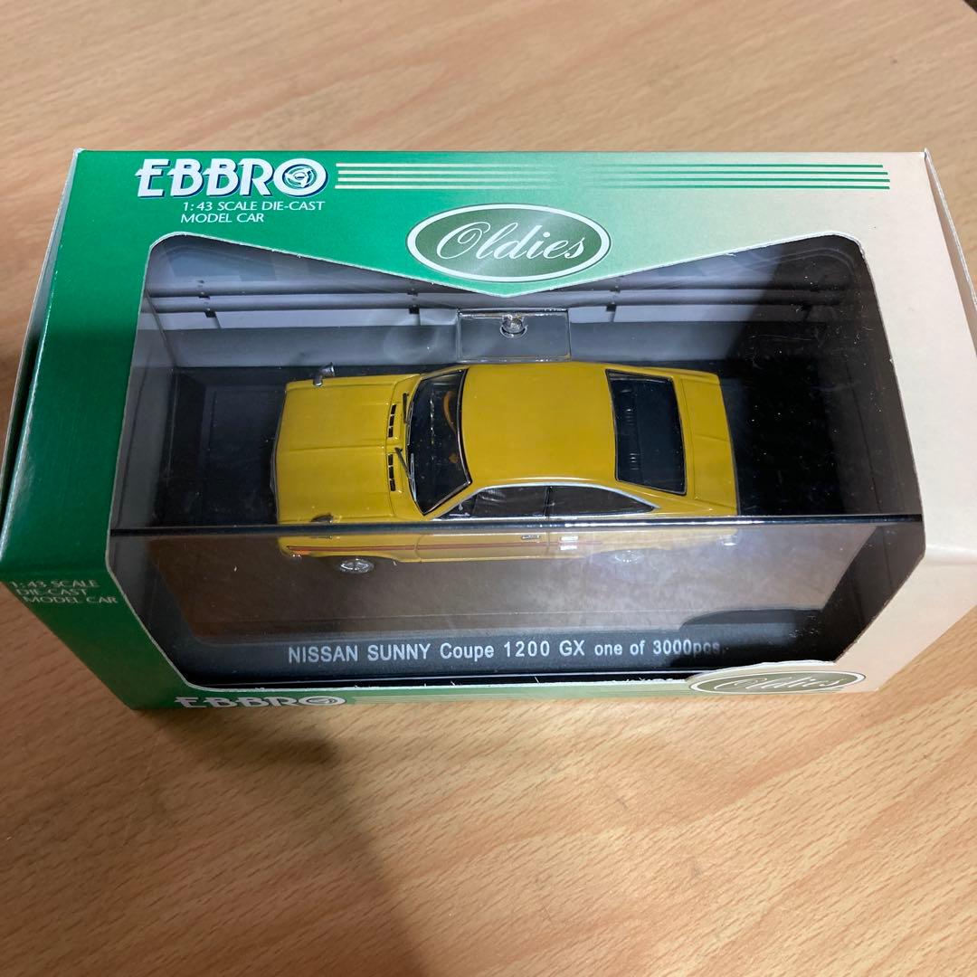 ミニカー EBBRO NISSAN SUNNY Coupe 1200 GX