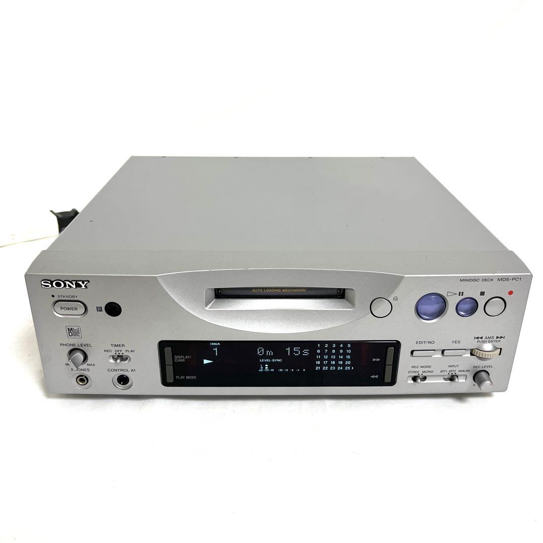 【動作確認済】SONY ソニー MDS-PC1 MDデッキ レコーダー