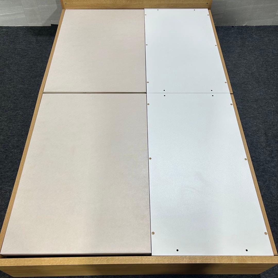 ニトリ ベッドフレーム アザン3浅型 セミダブル ベッド 家具 d5343