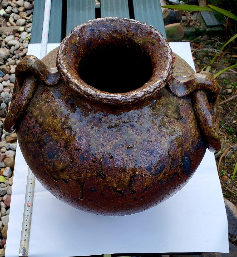 陶器製取っ手付き壺