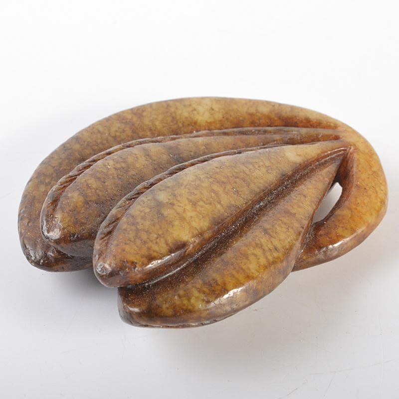 中国　玉石寿山石彫刻　果実　置物　C　R6808E