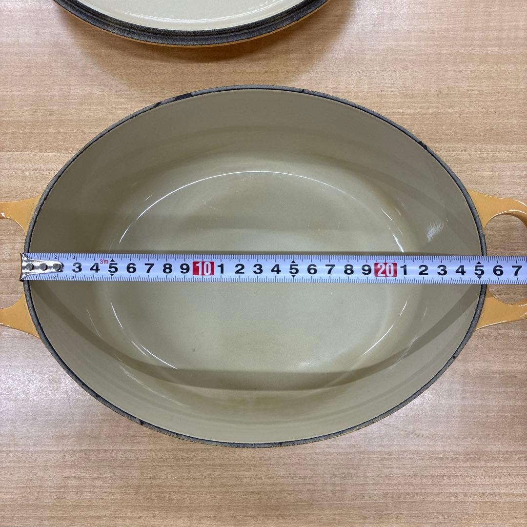 y*i様 ルクルーゼ　ココットオーバル　25cm イエロー　両手鍋　鍋