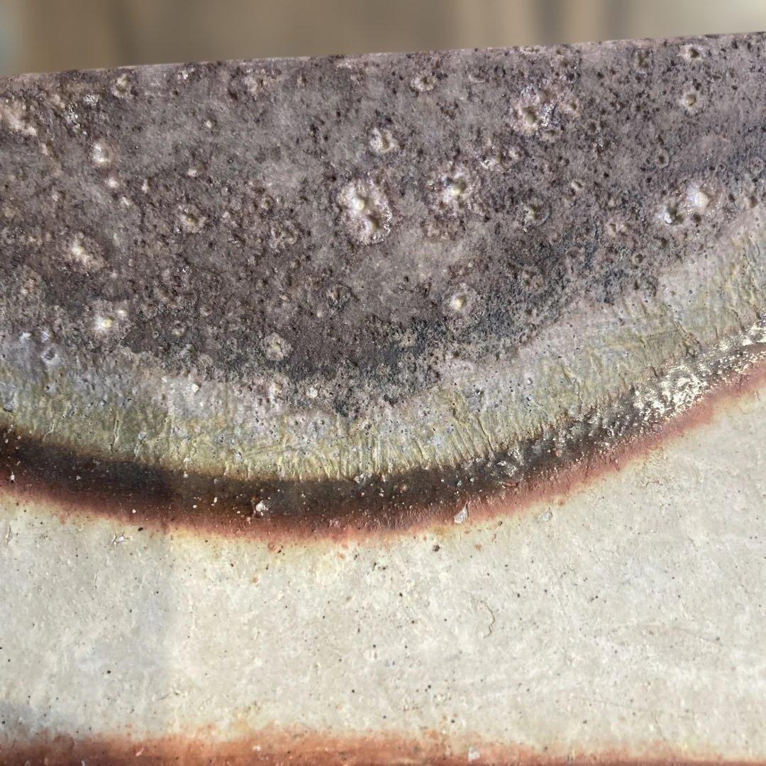 備前焼 川端文男 長角皿 インテリア