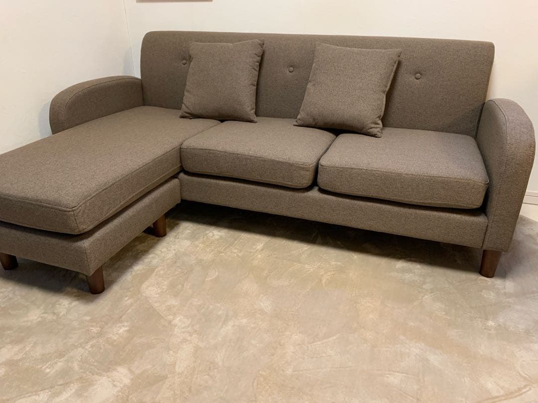 【新品未使用・組立済み・引取りに来てくれる方限定】Beris-N 3人掛けソファ