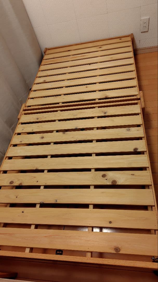 中居木工　折りたたみベッド　シングルサイズ