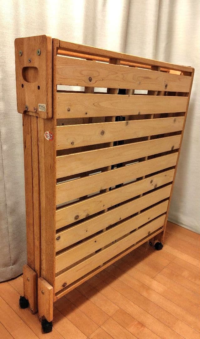 中居木工　折りたたみベッド　シングルサイズ