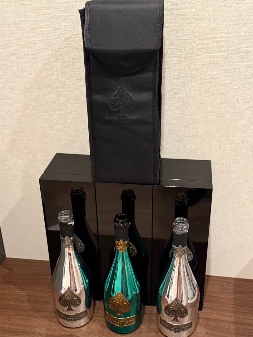 美品 アルマンド空き瓶 ３つセット マスターズ シルバー グリーン