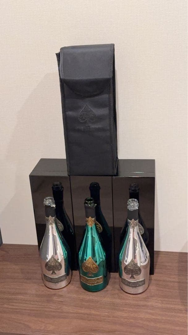 美品 アルマンド空き瓶 ３つセット マスターズ シルバー グリーン