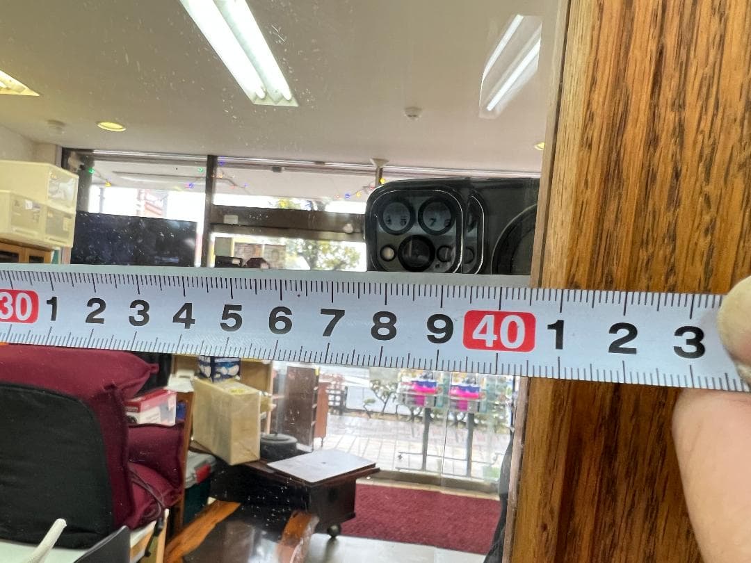 【USA製】オーク無垢 スタンドミラー 高級家具 姿見 彫刻 オークウッド